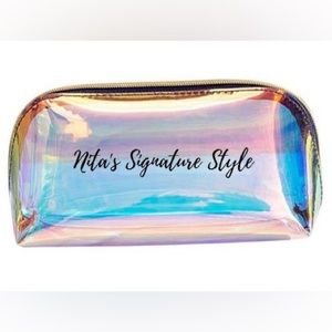 Transparent makeup bag